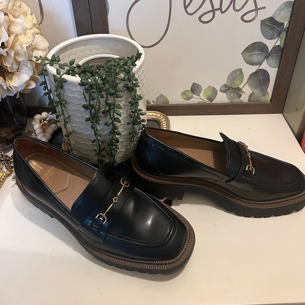 Sam Edelman | Women's Laurs Lug-Sole Tailored Loafer Flats Size 11M